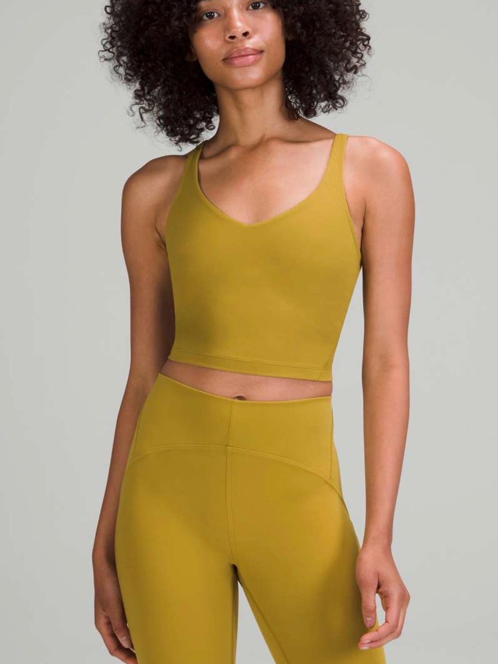 lululemon align Cropped Tank in auric gold